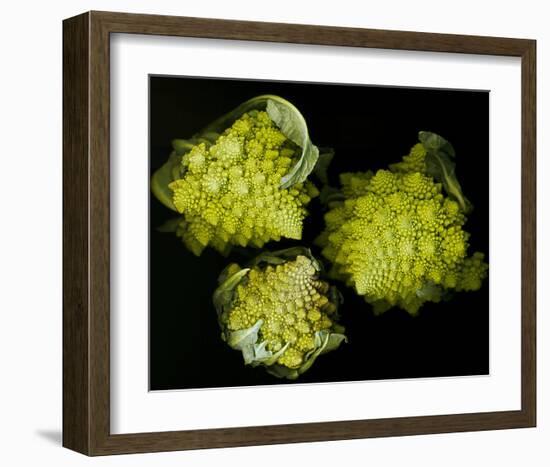 Romanesco Vegetable Fractal-null-Framed Art Print