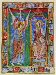 Albani Psalter, Annunciation, 1121-1146-Romanesque-Premier Image Canvas