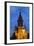 Romania, Banat Region, Timisoara, Metropolitan Cathedral, Dusk-Walter Bibikow-Framed Photographic Print