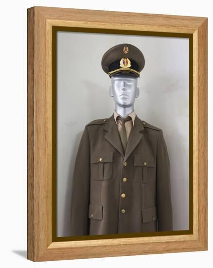 Romania, Banat Region, Timisoara, Military and Police Uniforms-Walter Bibikow-Framed Premier Image Canvas