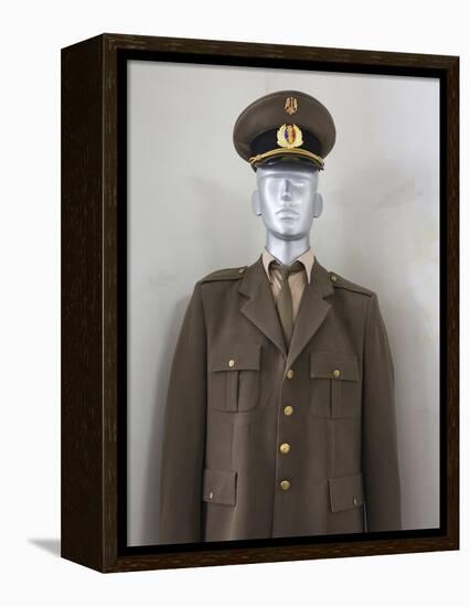 Romania, Banat Region, Timisoara, Military and Police Uniforms-Walter Bibikow-Framed Premier Image Canvas