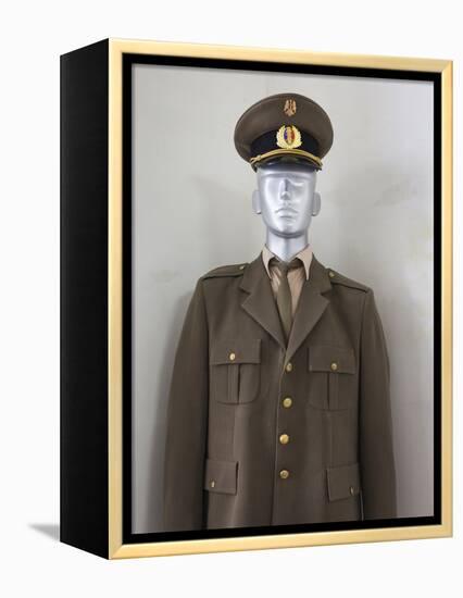 Romania, Banat Region, Timisoara, Military and Police Uniforms-Walter Bibikow-Framed Premier Image Canvas