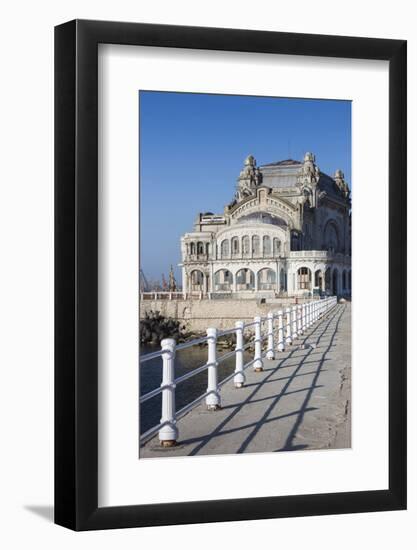 Romania, Black Sea Coast, Constanta, Constanta Casino Building-Walter Bibikow-Framed Photographic Print