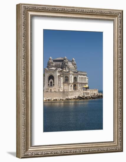 Romania, Black Sea Coast, Constanta, Constanta Casino Building-Walter Bibikow-Framed Photographic Print