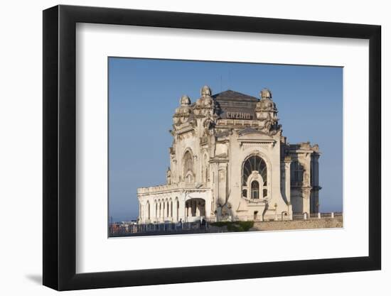 Romania, Black Sea Coast, Constanta, Constanta Casino Building-Walter Bibikow-Framed Photographic Print