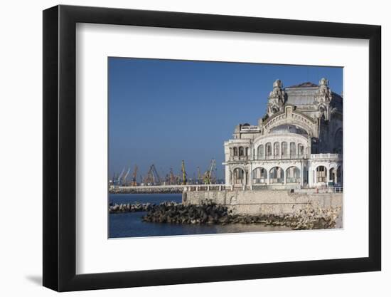 Romania, Black Sea Coast, Constanta, Constanta Casino Building-Walter Bibikow-Framed Photographic Print