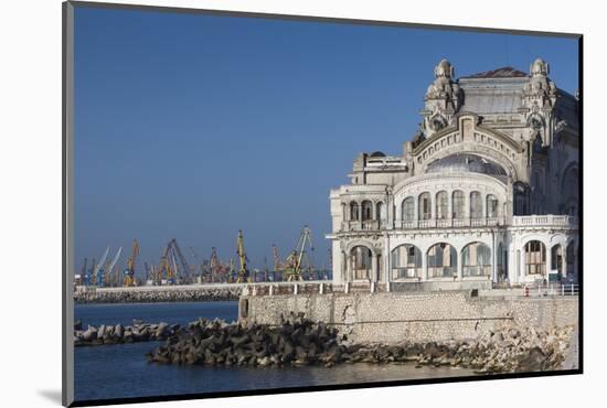 Romania, Black Sea Coast, Constanta, Constanta Casino Building-Walter Bibikow-Mounted Photographic Print