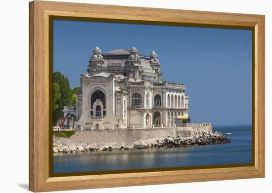 Romania, Black Sea Coast, Constanta, Constanta Casino Building-Walter Bibikow-Framed Premier Image Canvas