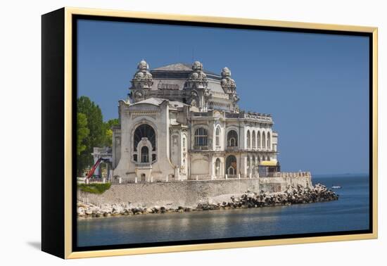 Romania, Black Sea Coast, Constanta, Constanta Casino Building-Walter Bibikow-Framed Premier Image Canvas