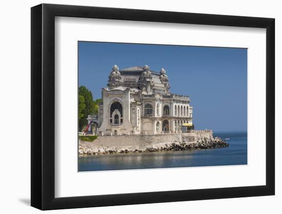 Romania, Black Sea Coast, Constanta, Constanta Casino Building-Walter Bibikow-Framed Photographic Print