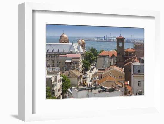 Romania, Black Sea Coast, Constanta, Elevated City View-Walter Bibikow-Framed Photographic Print