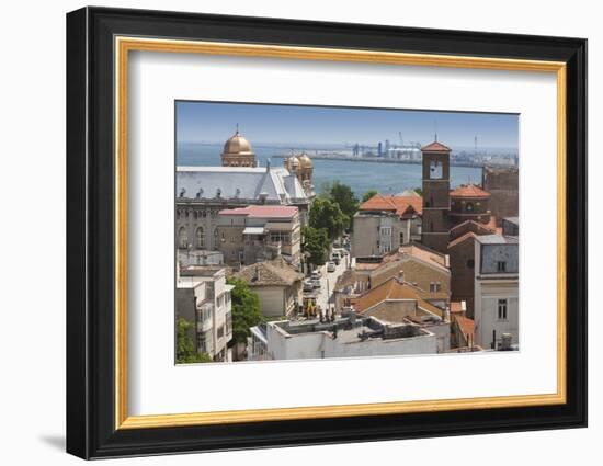 Romania, Black Sea Coast, Constanta, Elevated City View-Walter Bibikow-Framed Photographic Print