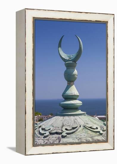 Romania, Black Sea Coast, Constanta, Geamia Hunchiar Mosque-Walter Bibikow-Framed Premier Image Canvas