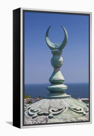 Romania, Black Sea Coast, Constanta, Geamia Hunchiar Mosque-Walter Bibikow-Framed Premier Image Canvas