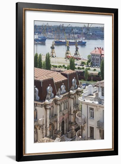 Romania, Black Sea Coast, Constanta, View of the Constanta Port-Walter Bibikow-Framed Photographic Print