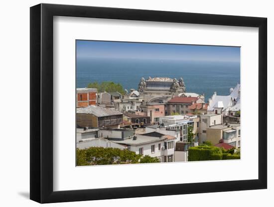 Romania, Black Sea Coast, Constanta, View with Constanta Casino-Walter Bibikow-Framed Photographic Print