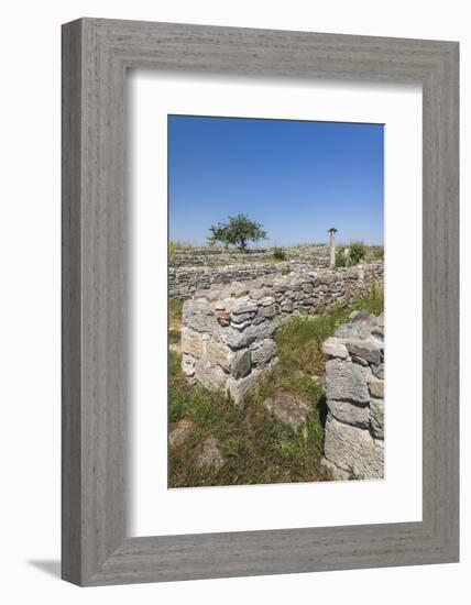 Romania, Black Sea Coast, Histria, Ruins of Oldest Romanian Town-Walter Bibikow-Framed Photographic Print