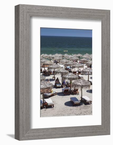 Romania, Black Sea Coast, Mamaia, Elevated Beachfront View-Walter Bibikow-Framed Photographic Print