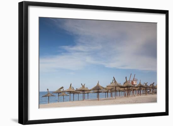 Romania, Black Sea Coast, Vama Veche, Beach View-Walter Bibikow-Framed Photographic Print