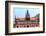 Romania, Brasov. Poarta Schei district. Clock Tower and building.-Emily Wilson-Framed Photographic Print