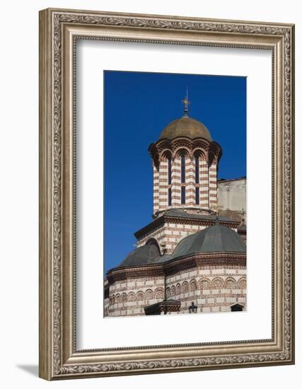 Romania, Bucharest, Lipscani Old Town, Old Princely Court Church-Walter Bibikow-Framed Photographic Print