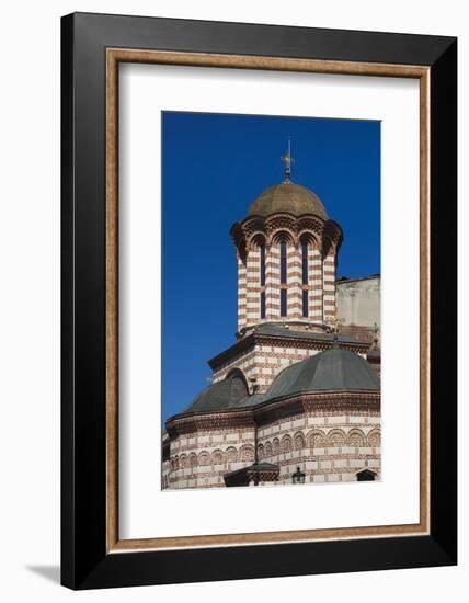 Romania, Bucharest, Lipscani Old Town, Old Princely Court Church-Walter Bibikow-Framed Photographic Print