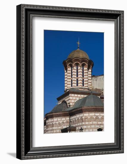 Romania, Bucharest, Lipscani Old Town, Old Princely Court Church-Walter Bibikow-Framed Photographic Print