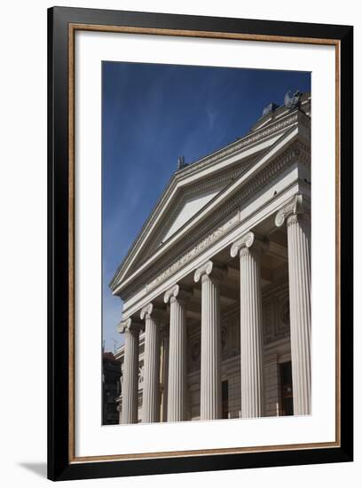 Romania, Bucharest, Romanian Athenaeum, Exterior-Walter Bibikow-Framed Photographic Print