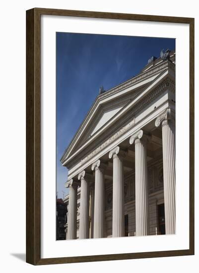 Romania, Bucharest, Romanian Athenaeum, Exterior-Walter Bibikow-Framed Photographic Print