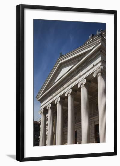 Romania, Bucharest, Romanian Athenaeum, Exterior-Walter Bibikow-Framed Photographic Print