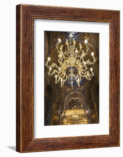 Romania, Bucharest, Romanian Patriarchal Cathedral, Interior-Walter Bibikow-Framed Photographic Print