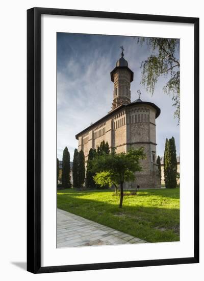Romania, Bucovina, Mitocul Dragomirnei, Orthodox Dragomirna Monastery-Walter Bibikow-Framed Photographic Print