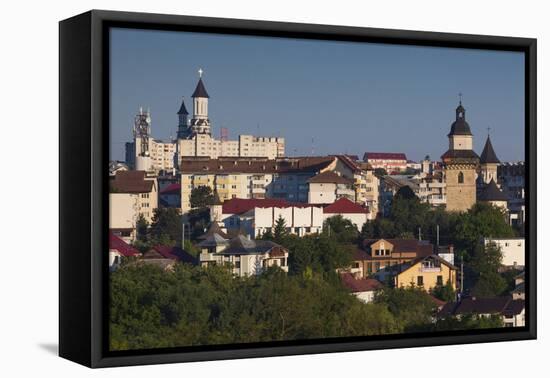 Romania, Bucovina Region, Suceava, View from the Citadel, Dawn-Walter Bibikow-Framed Premier Image Canvas