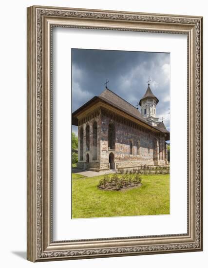 Romania, Bucovina Region, Vatra Moldovitei, Moldovita Monastery-Walter Bibikow-Framed Photographic Print