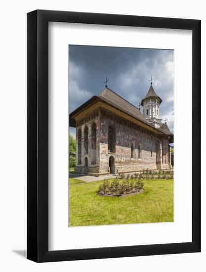 Romania, Bucovina Region, Vatra Moldovitei, Moldovita Monastery-Walter Bibikow-Framed Photographic Print