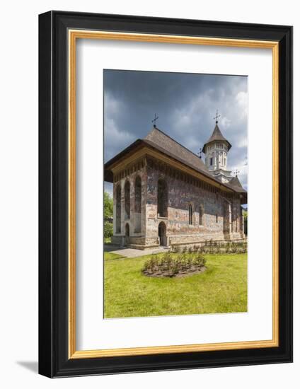 Romania, Bucovina Region, Vatra Moldovitei, Moldovita Monastery-Walter Bibikow-Framed Photographic Print