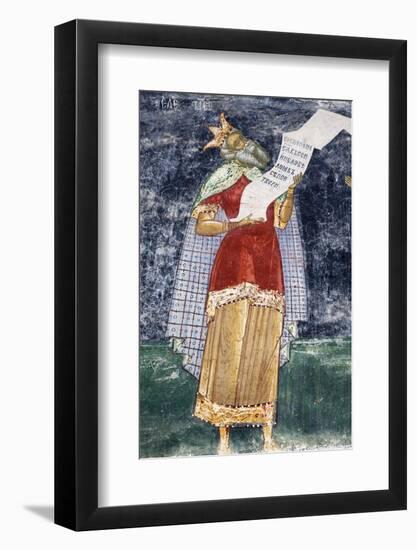 Romania, Bucovina, Sucevita. a Wall Painting in Sucevita Monastery-Katie Garrod-Framed Photographic Print