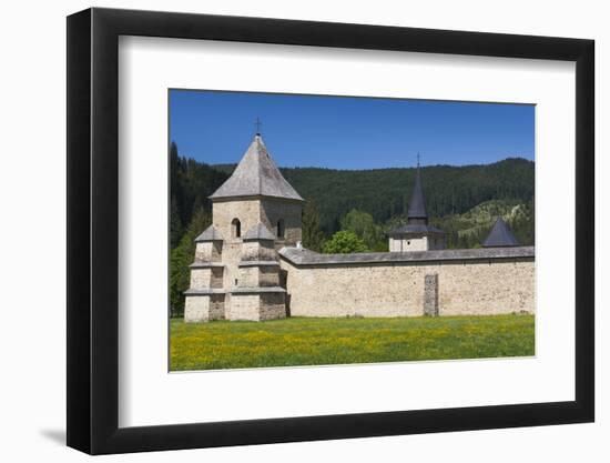 Romania, Bucovina, Sucevita, Sucevita Monastery, Exterior-Walter Bibikow-Framed Photographic Print