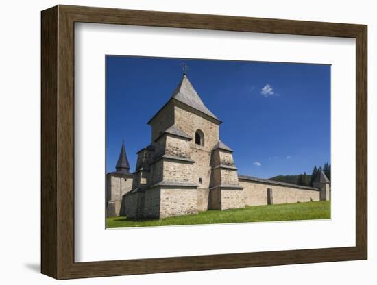 Romania, Bucovina, Sucevita, Sucevita Monastery, Exterior-Walter Bibikow-Framed Photographic Print