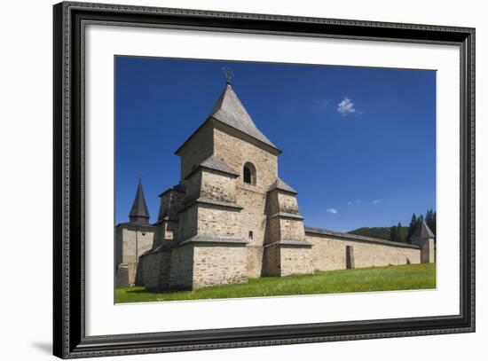 Romania, Bucovina, Sucevita, Sucevita Monastery, Exterior-Walter Bibikow-Framed Photographic Print