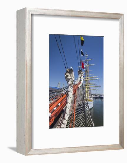 Romania, Constanta, Black Sea Tall Ships Regatta, Signal Flags-Walter Bibikow-Framed Photographic Print