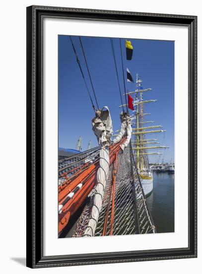 Romania, Constanta, Black Sea Tall Ships Regatta, Signal Flags-Walter Bibikow-Framed Photographic Print