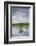 Romania, Danube River Delta, Baltenii de Sus, Danube River Reflection-Walter Bibikow-Framed Photographic Print