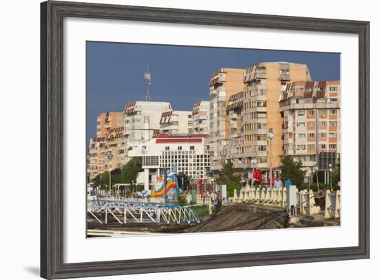 Romania, Danube River Delta, Tulcea, Danube River Waterfront-Walter Bibikow-Framed Photographic Print