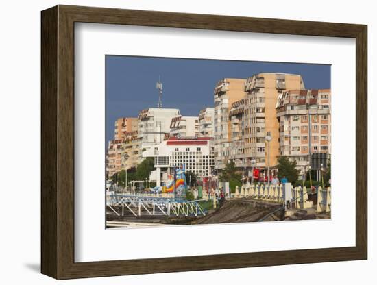 Romania, Danube River Delta, Tulcea, Danube River Waterfront-Walter Bibikow-Framed Photographic Print