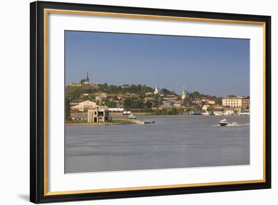 Romania, Danube River Delta, Tulcea, Danube River Waterfront-Walter Bibikow-Framed Photographic Print