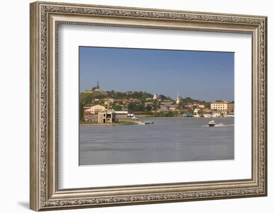 Romania, Danube River Delta, Tulcea, Danube River Waterfront-Walter Bibikow-Framed Photographic Print