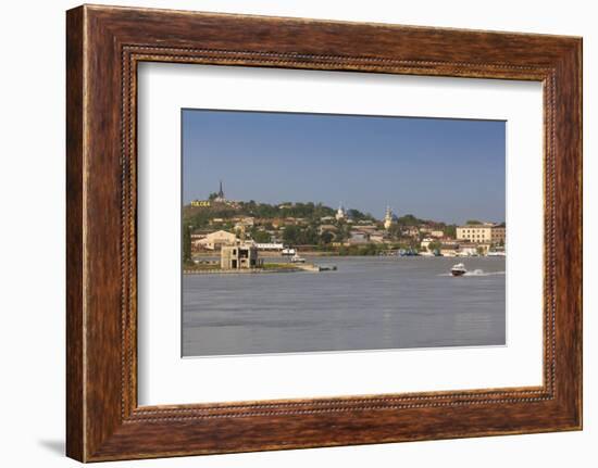 Romania, Danube River Delta, Tulcea, Danube River Waterfront-Walter Bibikow-Framed Photographic Print