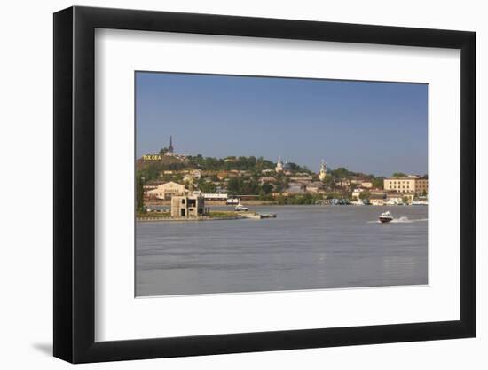 Romania, Danube River Delta, Tulcea, Danube River Waterfront-Walter Bibikow-Framed Photographic Print