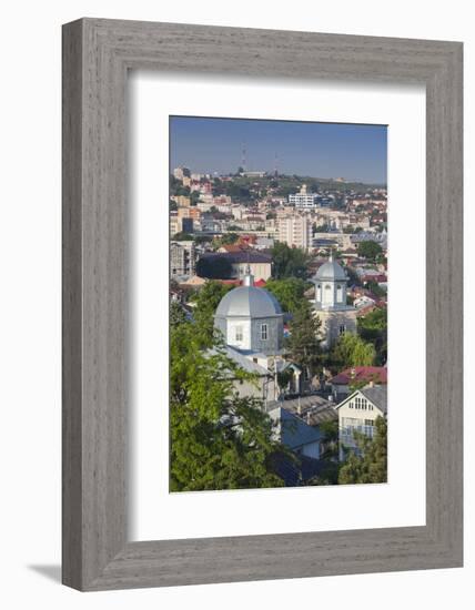 Romania, Danube River Delta, Tulcea, View from Monument Hill, Dawn-Walter Bibikow-Framed Photographic Print